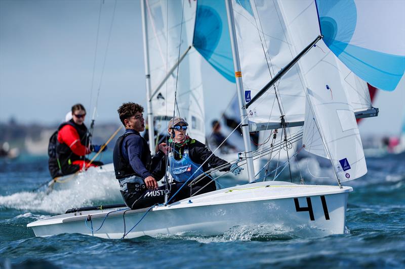 British Youth Sailing Team 2024: Fflir Arwen and Matthew Rayner, 420 - photo © Paul Wyeth / RYA