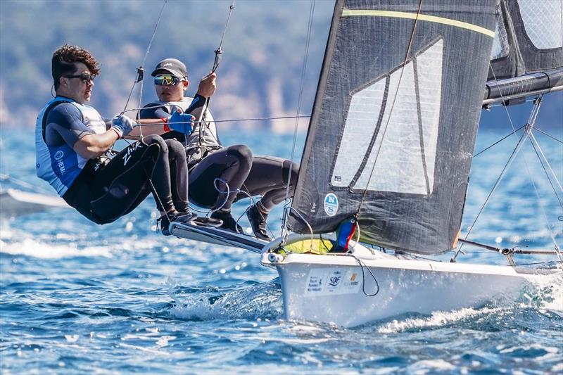 Last Chance Regatta at Hyères, France photo copyright Sailing Energy / Semaine Olympique Française taken at COYCH Hyeres and featuring the 49er class