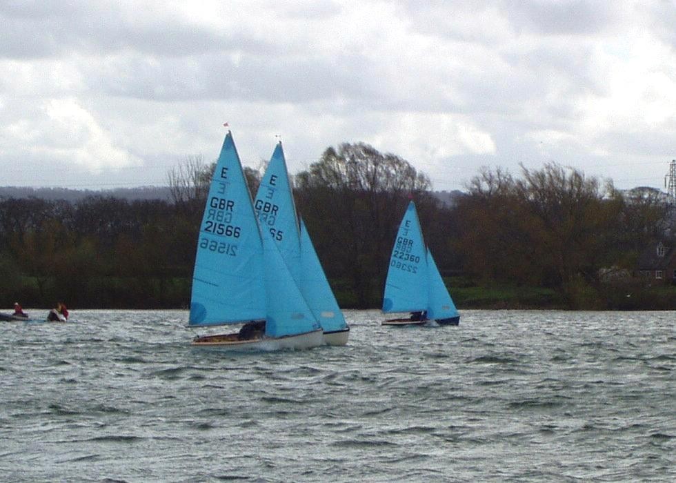 Entertained spectators in the strong winds at Frampton  photo copyright Phil Kirk taken at Frampton on Severn Sailing Club and featuring the Enterprise class