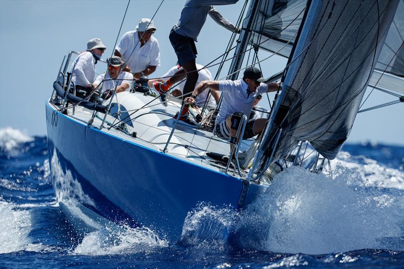 Sir Richard Matthews' ST370 Holding Pattern (GBR) won the last race on the finale day in Racing 2 - Antigua Sailing Week - photo © Paul Wyeth/pwpictures.com