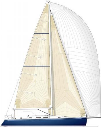 The sailplan on the J/133
