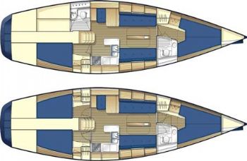 The layout on the J/133
