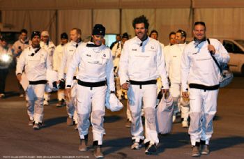 BMW ORACLE Racing set sail for the first race of the 33rd America's Cup
