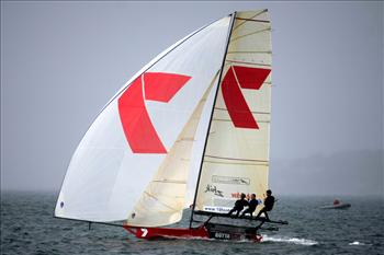 Race 12 of the Australian 18 Footers League�s Club Championship